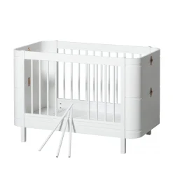 Oliver Furniture Wood Mini+ Babybett Weiß exkl. Umbauset Juniorbett Online