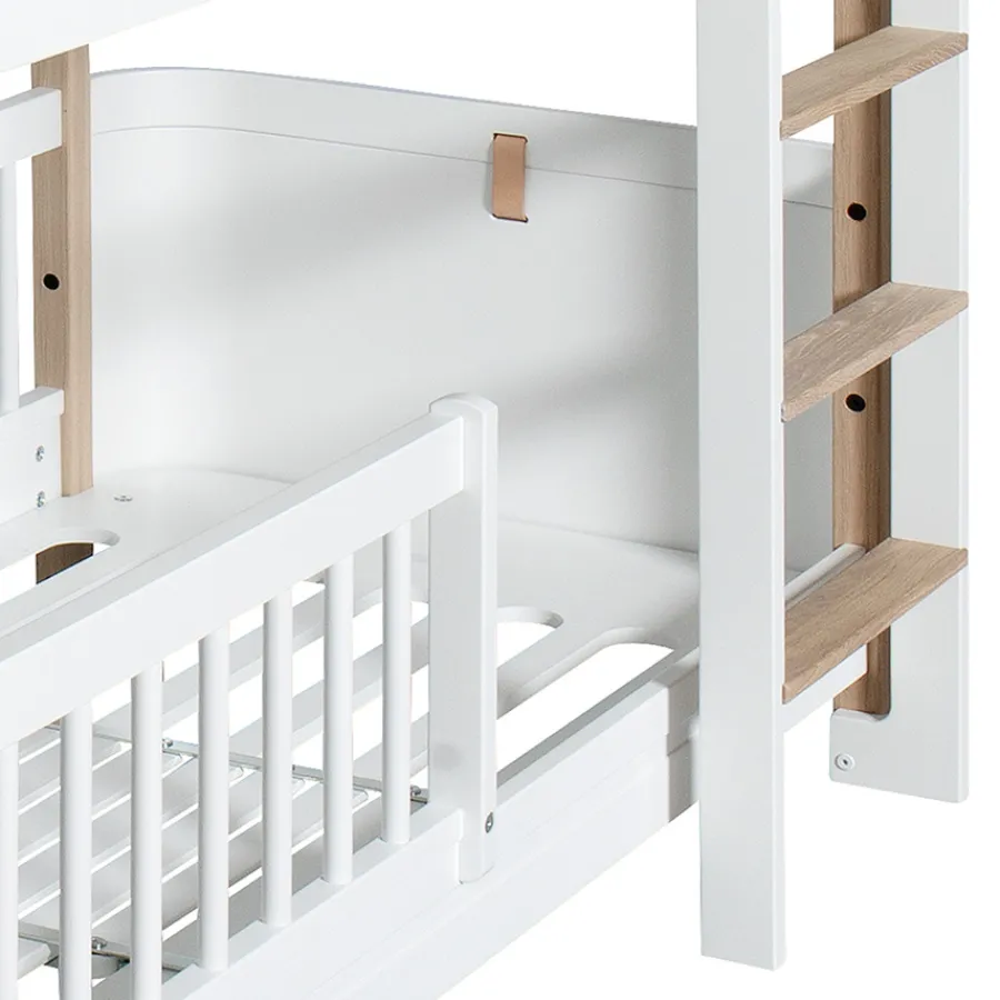 Oliver Furniture Wood Mini+ halbhohes Etagenbett Weiß/Eiche Online