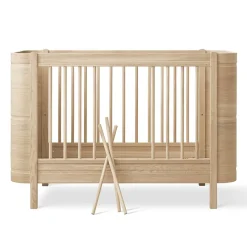 Oliver Furniture Wood Mini+ Babybett exkl. Umbauset Juniorbett Eiche Best