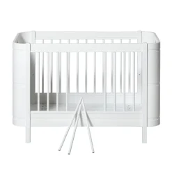 Oliver Furniture Wood Mini+ Babybett Weiß exkl. Umbauset Juniorbett Online