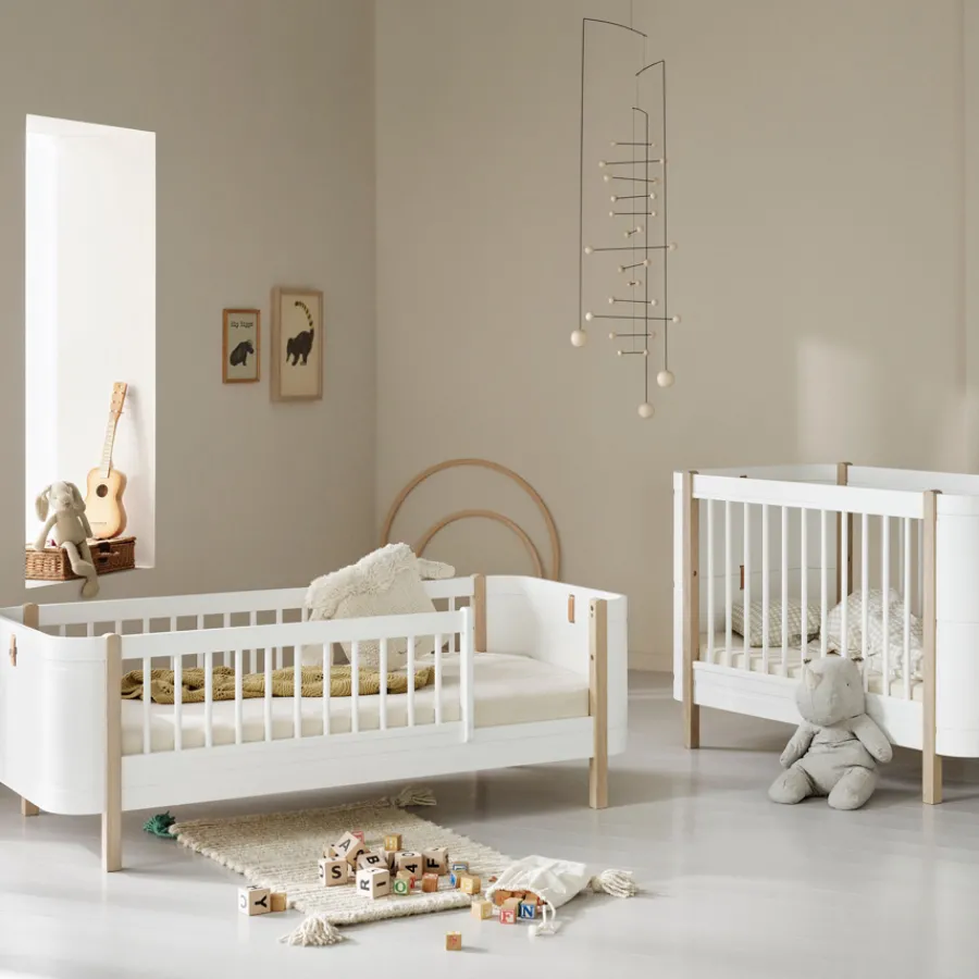 Oliver Furniture Wood Mini+ Juniorbett Weiß/Eiche New