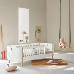 Oliver Furniture Wood Mini+ Juniorbett Weiß/Eiche New