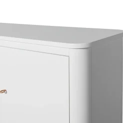 Oliver Furniture Wood Multi-Schrank 3-Türig Weiß/Eiche Clearance