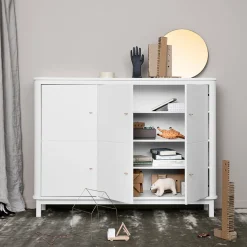 Oliver Furniture Wood Multi-Schrank 3 Türig Weiß Outlet