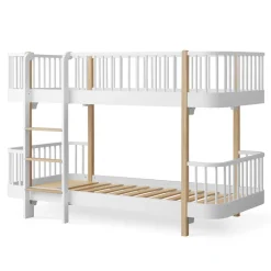 Oliver Furniture Wood Original halbhohes Etagenbett Weiß/Eiche Fashion