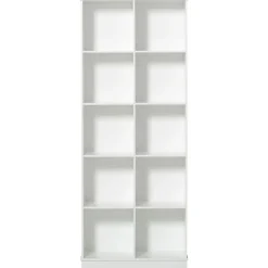 Oliver Furniture Wood Stand-Regal 2 x 5 Vertikal mit Sockel New