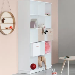 Oliver Furniture Wood Stand-Regal 3 x 5 Vertikal mit Sockel Fashion