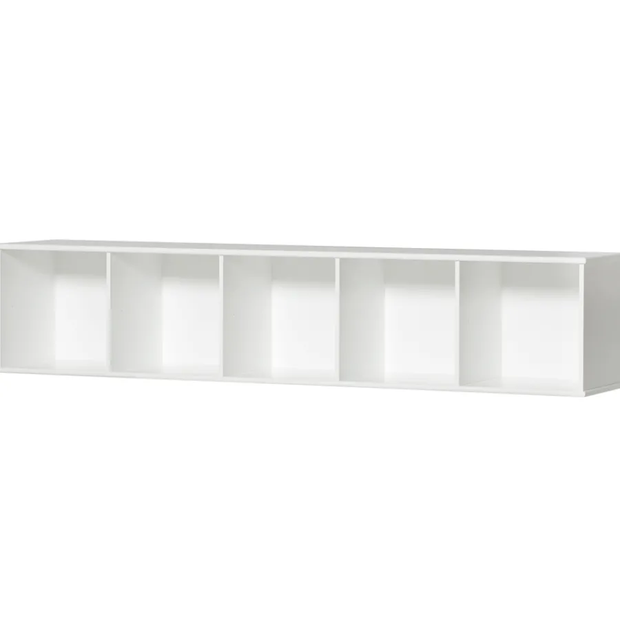 Oliver Furniture Wood Wand-Regal 5 x 1 Horizontal Fashion