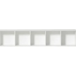Oliver Furniture Wood Wand-Regal 5 x 1 Horizontal Fashion