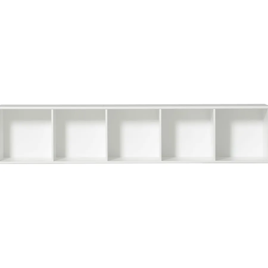 Oliver Furniture Wood Wand-Regal 5 x 1 Horizontal Fashion