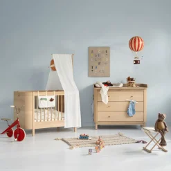 Oliver Furniture Wood Wickelkommode 3 Schubladen Eiche Fashion