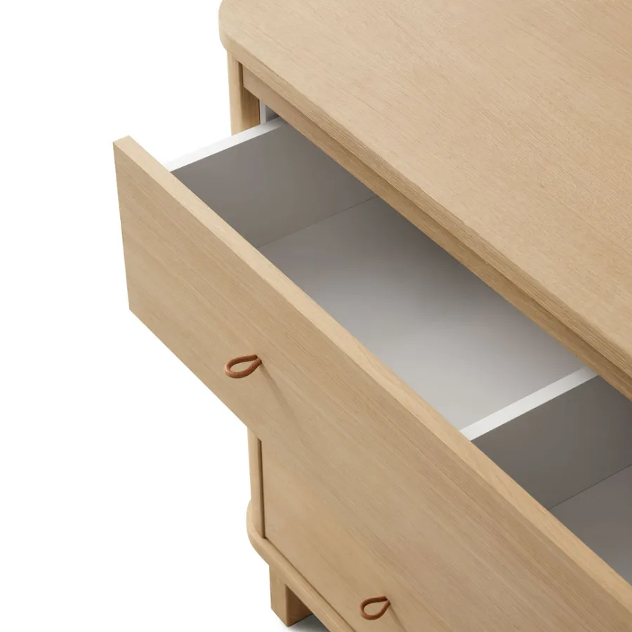 Oliver Furniture Wood Wickelkommode 3 Schubladen Eiche Fashion