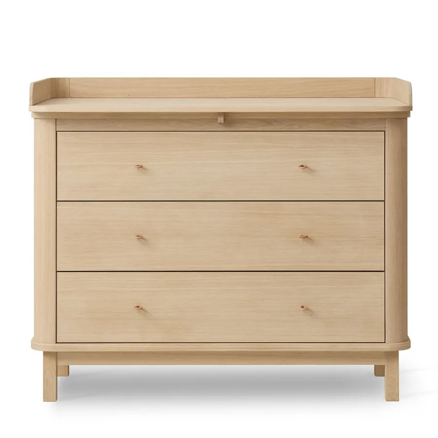 Oliver Furniture Wood Wickelkommode 3 Schubladen Eiche Fashion