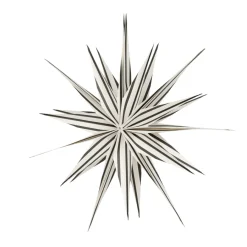 OYOY Deko-Stern Toppu Christmas Medium White/Black Fashion