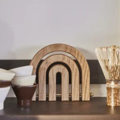 OYOY Rainbow Untersetzer Holz Nature Fashion