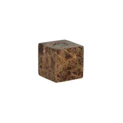 OYOY Savi Kerzenhalter Square Marble Low Choko Fashion