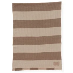 OYOY Sonno Decke Plaid Nude Melange /Light Brown Melange Hot
