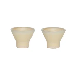 OYOY Yuka Eierbecher Butter 2er-Set Clearance