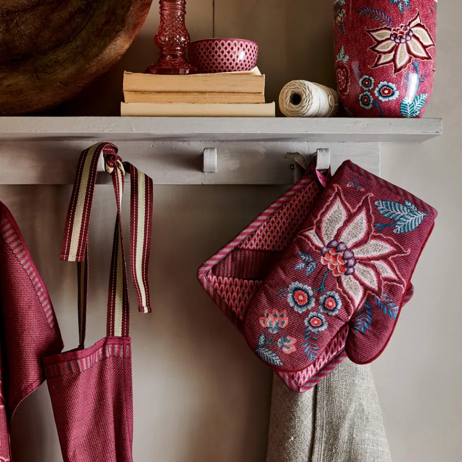 PIP Studio Aufbewahrungsgefäß Flower Festival Dark Pink 1.5 L Outlet