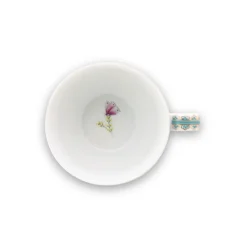 PIP Studio Cappuccino-Tasse mit Unterteller Blushing Birds Blue Hot