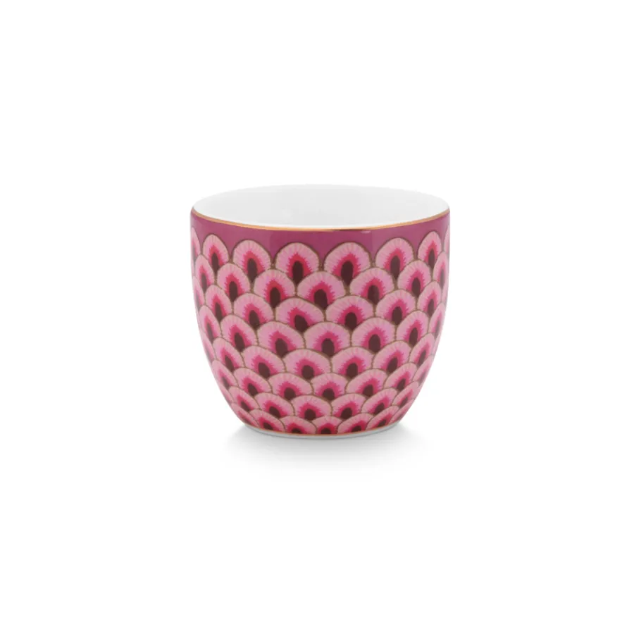 PIP Studio Eierbecher Flower Festival Scallop Dark Pink Outlet