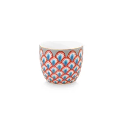 PIP Studio Eierbecher Flower Festival Scallop Red-Light Blue Clearance