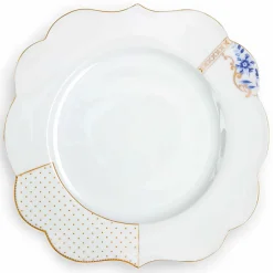 PIP Studio Großer Porzellan Teller Royal White 28 cm Hot