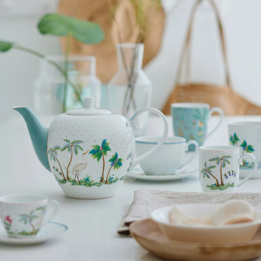 PIP Studio Kleine Tasse Jolie Flowers Blue Sale