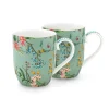 PIP Studio Kleine Tasse Jolie Flowers Blue 2er-Set Fashion