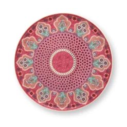 PIP Studio Kleine Tortenplatte Flower Festival Scallop Deco Dark Pink Outlet