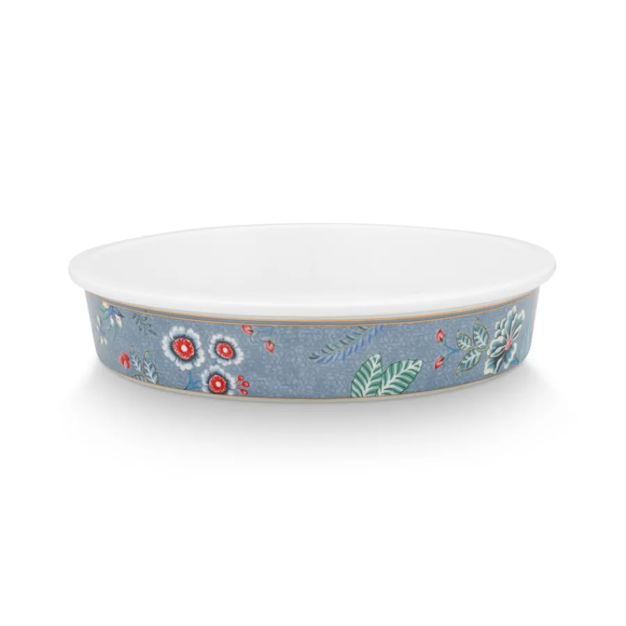 PIP Studio Ofenform Rund Flower Festival Blue Outlet