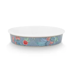 PIP Studio Ofenform Rund Flower Festival Blue Outlet