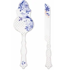 PIP Studio Porzellan Tortenheber und Kuchenmesser 2er-Set Royal White New