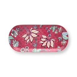 PIP Studio Servierplatte Flower Festival Dark Pink Hot