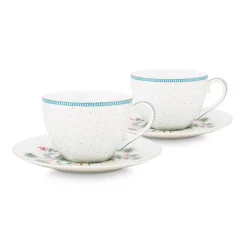 PIP Studio Tasse & Unterteller Jolie Dots Gold 2er-Set Clearance