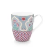 PIP Studio Tasse Large Flower Festival Scallop Deco Light Blue 350ml Outlet