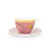 PIP Studio Tasse mit Unterteller La Majorelle Pink 280ml Outlet
