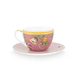 PIP Studio Tasse mit Unterteller La Majorelle Pink 280ml Outlet