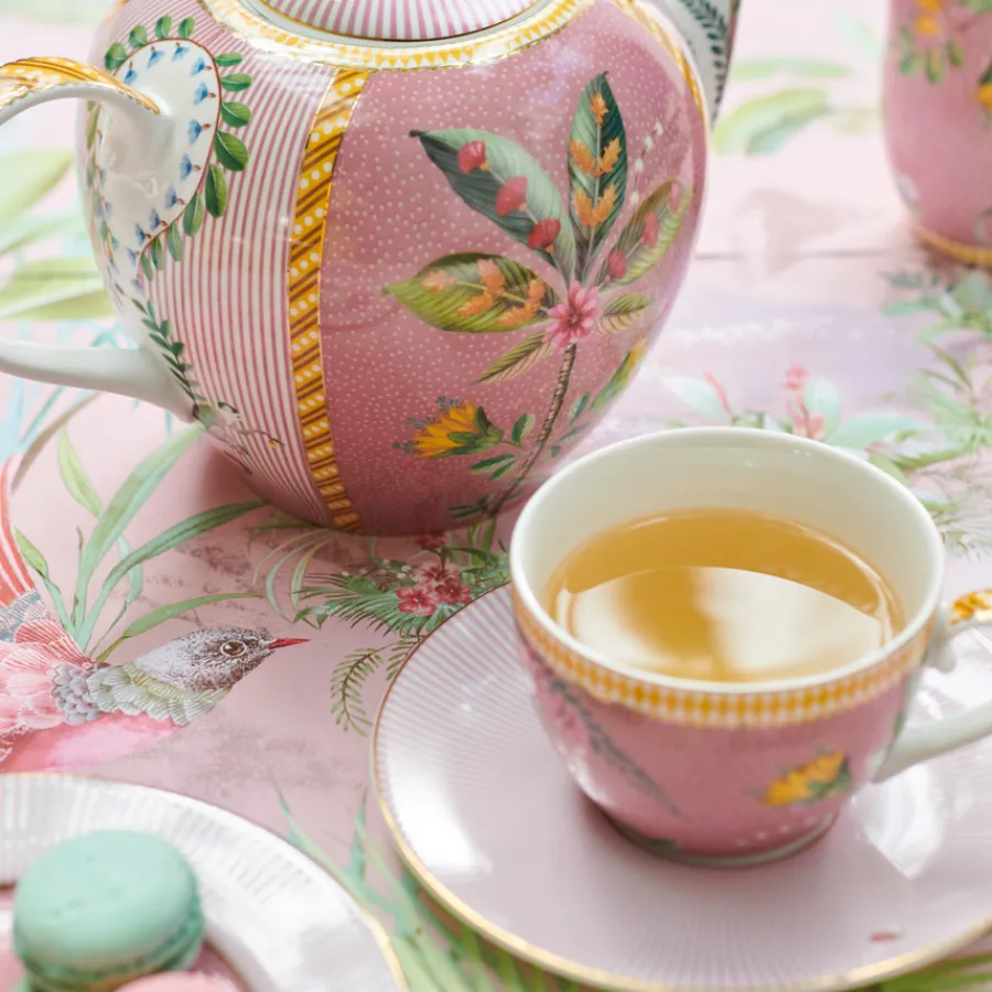 PIP Studio Tasse mit Unterteller La Majorelle Pink 280ml 2er-Set Hot