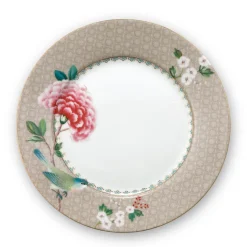 PIP Studio Teller Blushing Birds Khaki 21 cm Clearance