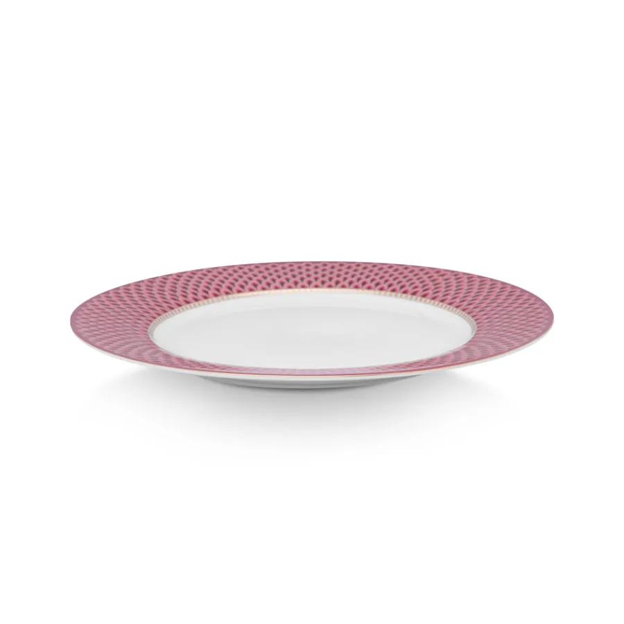 PIP Studio Teller Flower Festival Scallop Dark Pink 26.5cm Clearance