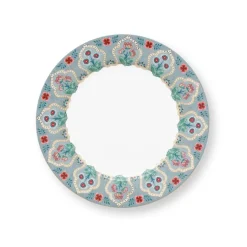PIP Studio Teller Flower Festival Deco Light Blue 21cm Online