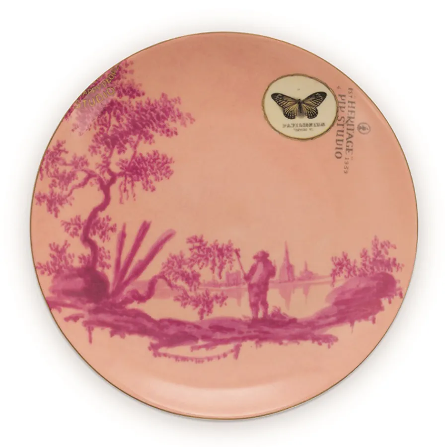 PIP Studio Teller Heritage Painted Pink 18,5cm Hot