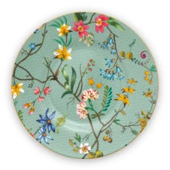 PIP Studio Teller Jolie Flowers Blue 12cm Hot