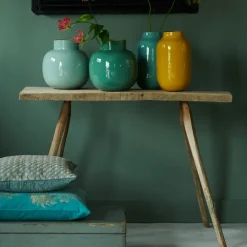 PIP Studio Vase Metall Oval Yellow 30 cm Clearance