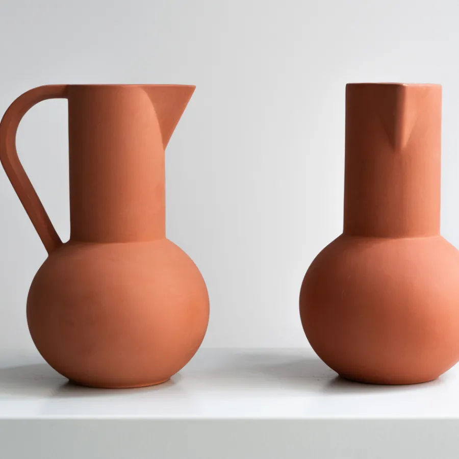 raawii Krug Strøm 24 cm Terracotta Sale