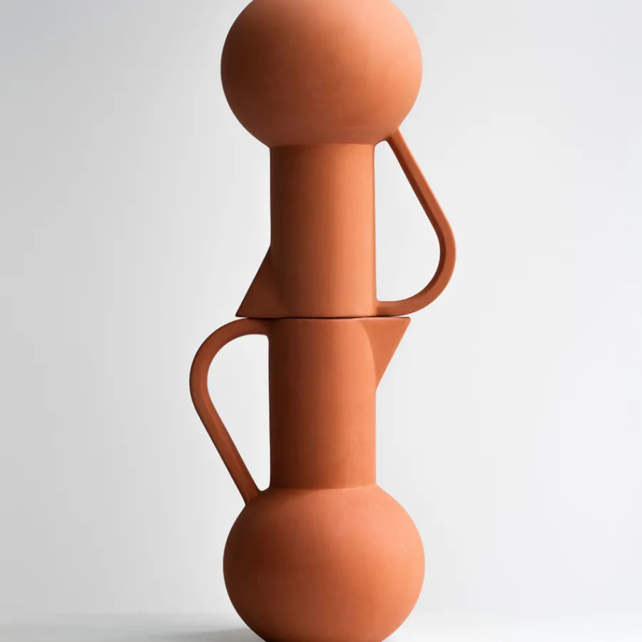raawii Krug Strøm 24 cm Terracotta Sale