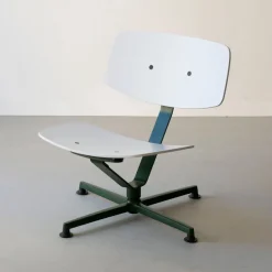 raawii Lounge chair Dark green / Sitzschale light grey Best