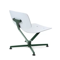raawii Lounge chair Dark green / Sitzschale light grey Best