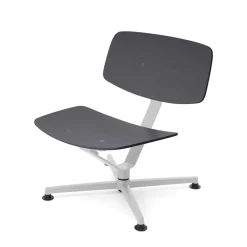 raawii Lounge chair Light grey / Sitzschale anthracite Clearance